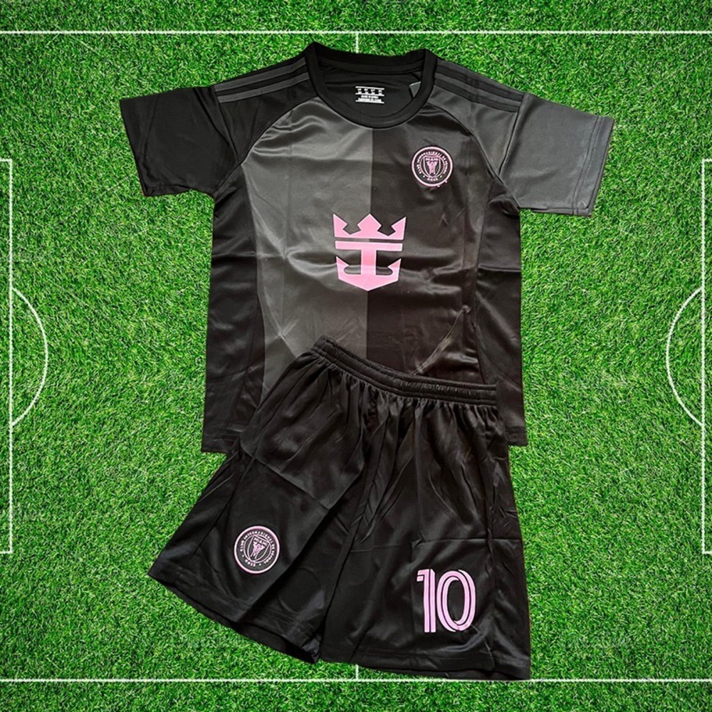 Messi Inter Miami #10 Kids' Soccer Jersey Set – Youth Fan Gear (Jersey + Shorts) - Picture 2 of 3